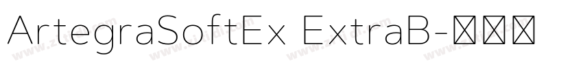 ArtegraSoftEx ExtraB字体转换